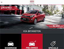 Tablet Screenshot of kiabryanston.co.za